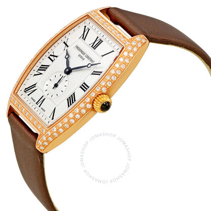 Frederique Constant, Art Deco White Dial Ladies Watch