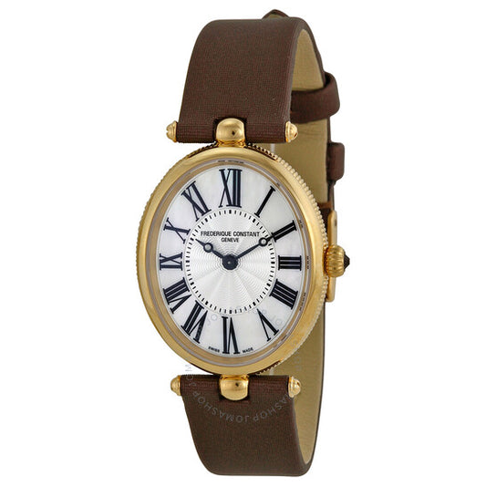 Frederique Constant, Art Deco Yellow Gold-plated Ladies Watch