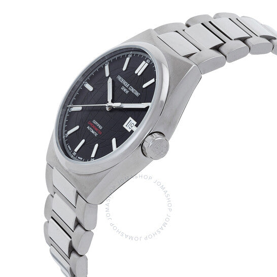 ساعة فريدريك كونستانت أوتوماتيكية للرجال بمينا أسود