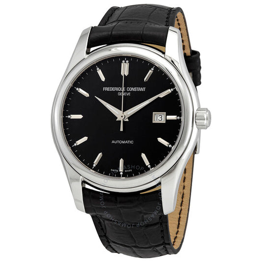 ساعة فريدريك كونستانت أوتوماتيكية للرجال بمينا أسود