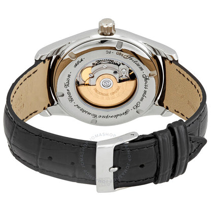 ساعة فريدريك كونستانت أوتوماتيكية للرجال بمينا أسود