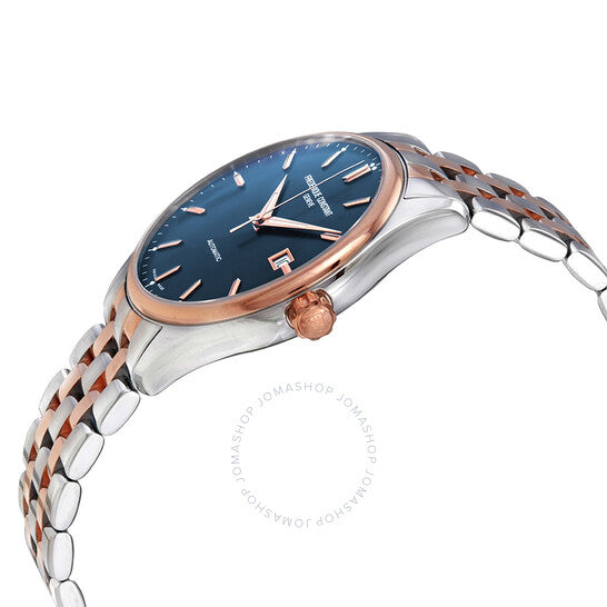 ساعة فريدريك كونستانت، أوتوماتيكية للرجال بمينا أزرق ثنائي اللون