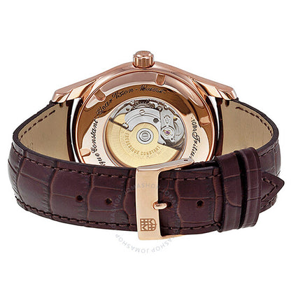 Frederique Constant, Automatic Chocolate Dial Rose Gold-Plated Men's Watch