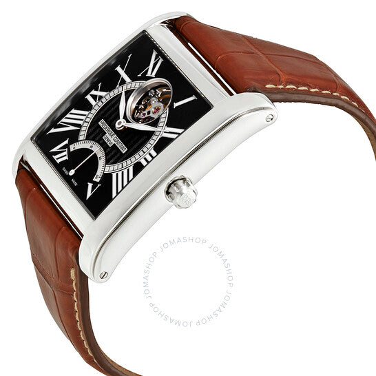 ساعة فريدريك كونستانت أوتوماتيكية للرجال بمينا أسود