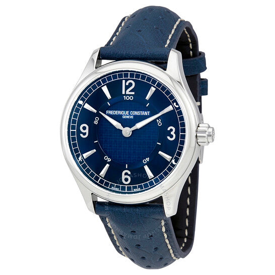 Frederique Constant, Blue Leather Horological Smart Men's Watch