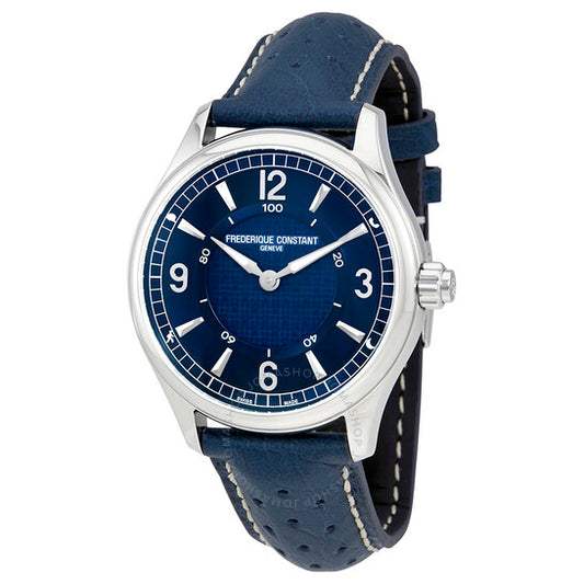 Frederique Constant, Blue Leather Horological Smart Men's Watch