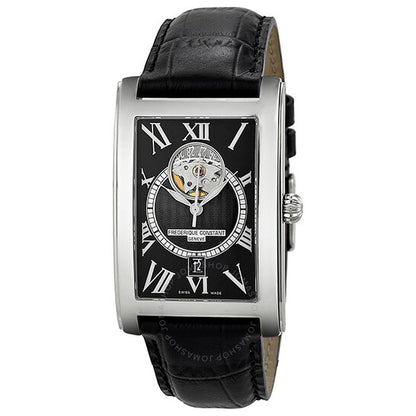 Frederique Constant, Carree Black Dial Automatic Men's Watch FC-