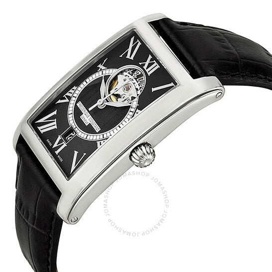 Frederique Constant, Carree Black Dial Automatic Men's Watch FC-