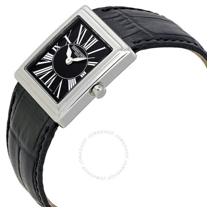 ساعة فريدريك كونستانت، كاريه، مينا سوداء للسيدات