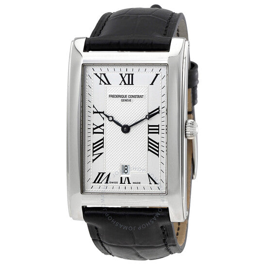 Frederique Constant, Carree Silver Dial Men's Watch
