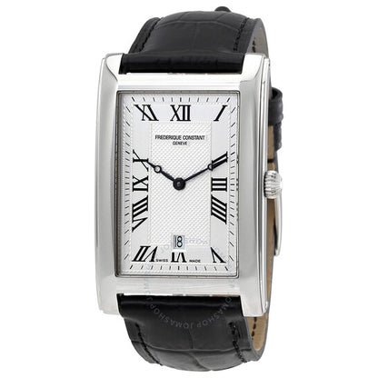 Frederique Constant, Carree Silver Dial Men's Watch