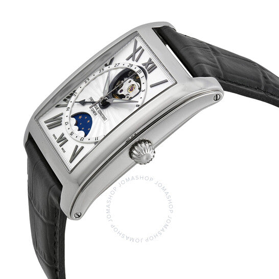 Frederique Constant, Carree Steel Moon Indicator Men's Watch