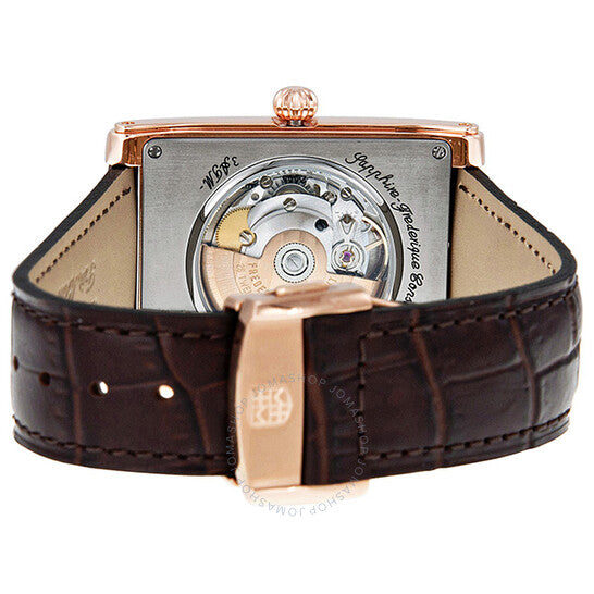 Frederique Constant, Carree White Dial Brown Leather Strap Ladies Watch