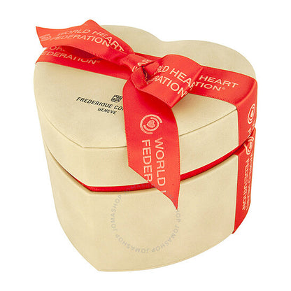 Frederique Constant, Chocolate Guilloche Mother of Pearl Leather Ladies Watch