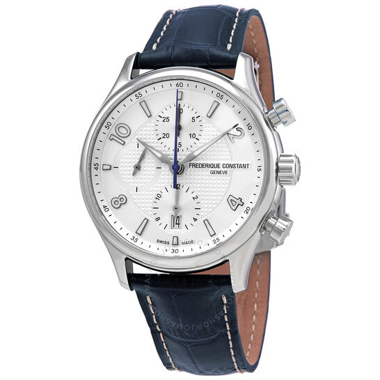 Frederique Constant, Chronograph Automatic Silver Dial Men's Watch