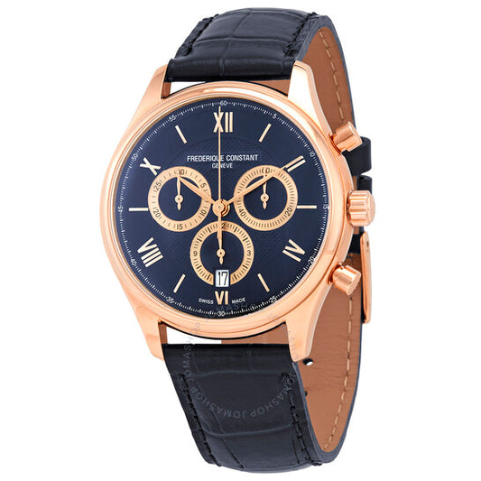 Frederique Constant, Chronograph Quartz Blue Dial Men's Watch