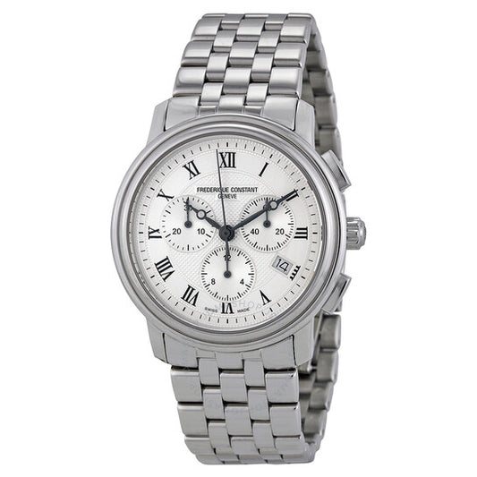 Frederique Constant, Chronograph Silver Dial Men's Watch