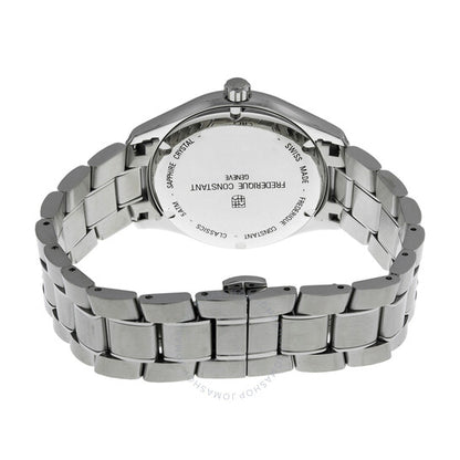 Frederique Constant, Classic Black Dial Stainless Steel Men's Watch