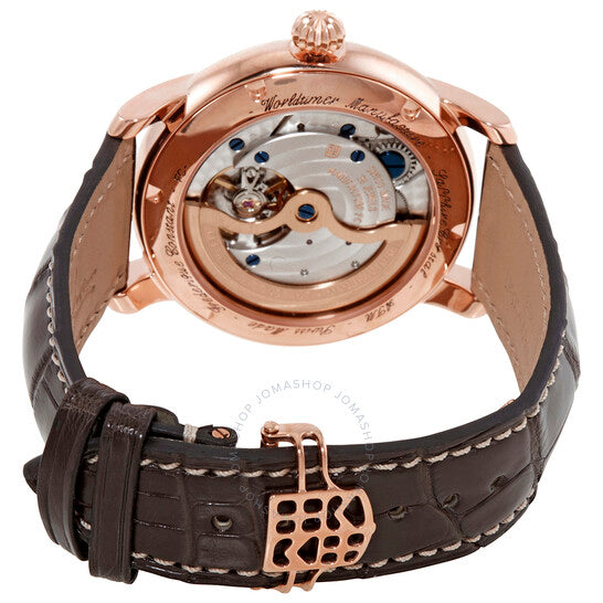 Frederique Constant, Classic Wolrdtimer Automatic Dark Grey Dial Men's Watch