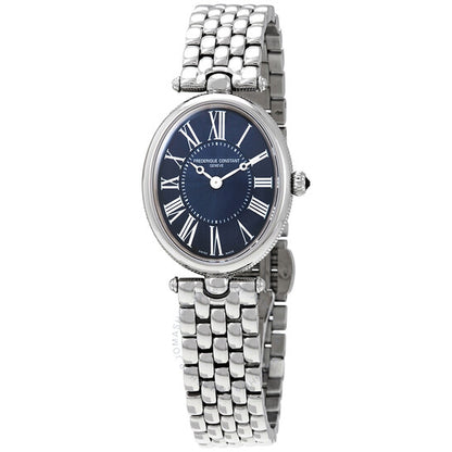 Frederique Constant, Classics Art Deco Quartz Blue Dial Ladies Watch