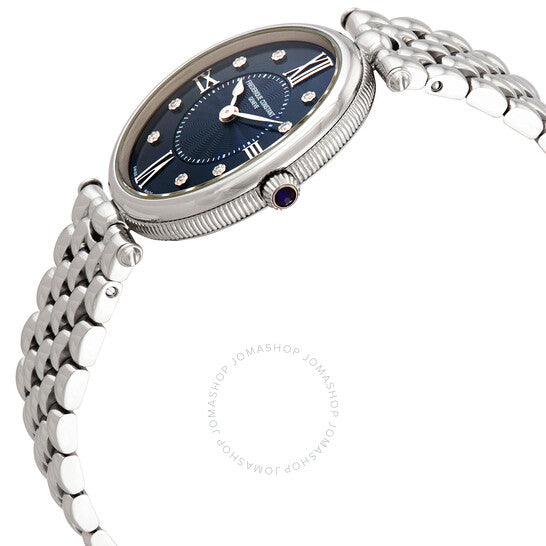 Frederique Constant, Classics Art Deco Quartz Blue Dial Ladies Watch