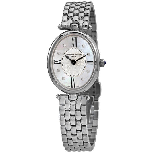 Frederique Constant, Classics Art Deco Quartz Diamond Ladies Watch