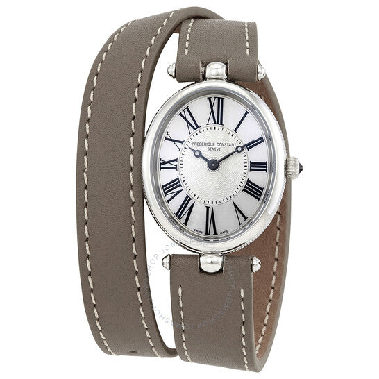 Frederique Constant, Classics Art Deco Quartz Silver Dial Ladies Watch