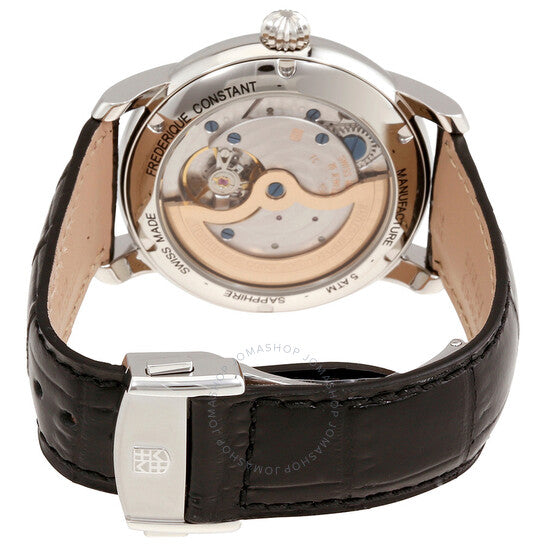 ساعة فريدريك كونستانت الكلاسيكية الأوتوماتيكية للرجال بمينا أسود 710MB4H6