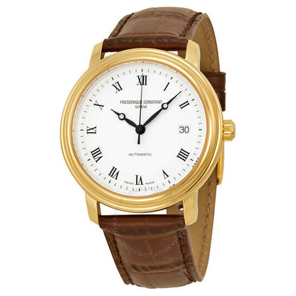 Frederique Constant, Classics Automatic Silver Dial Gold-plated Men's Watch 303MC3P5