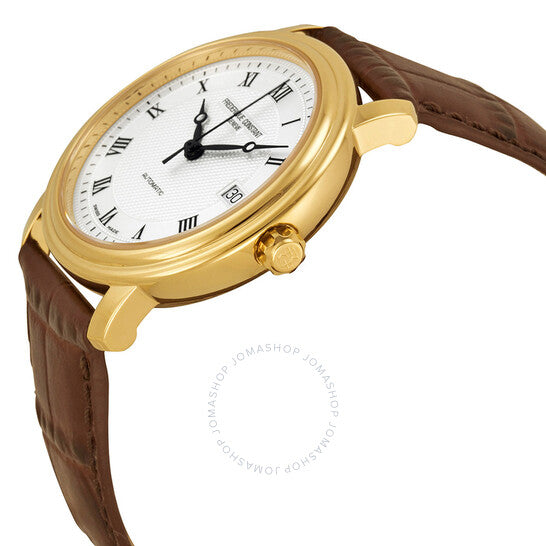 Frederique Constant, Classics Automatic Silver Dial Gold-plated Men's Watch 303MC3P5