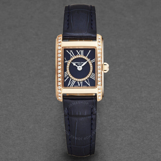 Frederique Constant, Classics Carree Quartz Blue Dial Ladies Watch