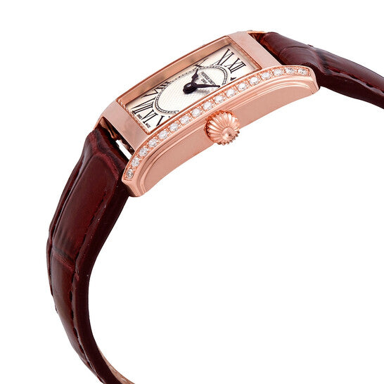 Frederique Constant, Classics Carree Silver Dial Ladies Diamond Watch