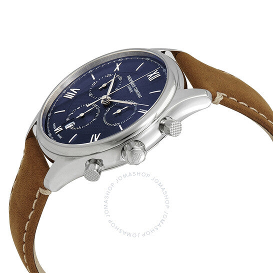 Frederique Constant, Classics Chronograph Quartz Blue Dial Men's Watch