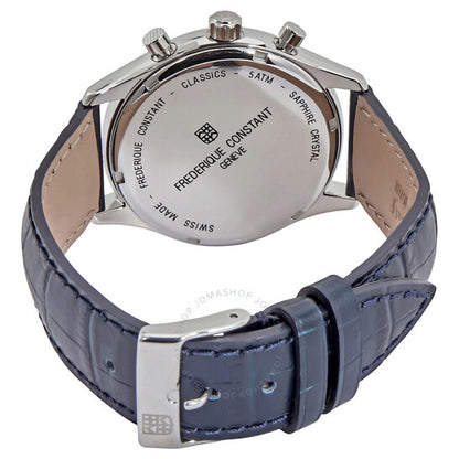 Frederique Constant, Classics Chronograph Quartz Blue Dial Men's Watch