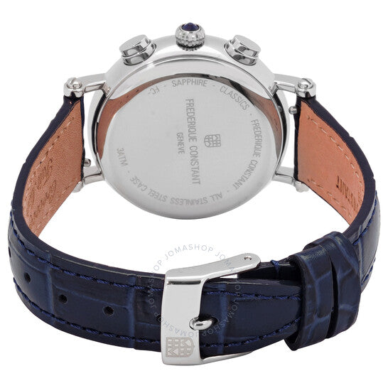 Frederique Constant, Classics Chronograph Quartz Diamond Blue Dial Ladies Watch