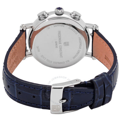 Frederique Constant, Classics Chronograph Quartz Diamond Blue Dial Ladies Watch