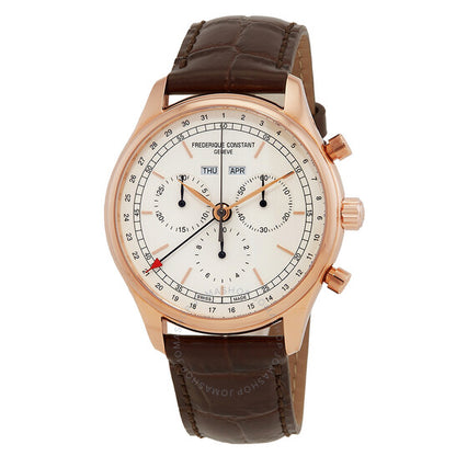Frederique Constant, Classics Chronograph Quartz White Dial Men's Watch