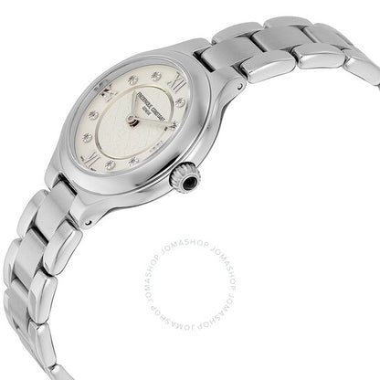 Frederique Constant, Classics Delight Silver Diamond Stainless Steel Ladies Watch