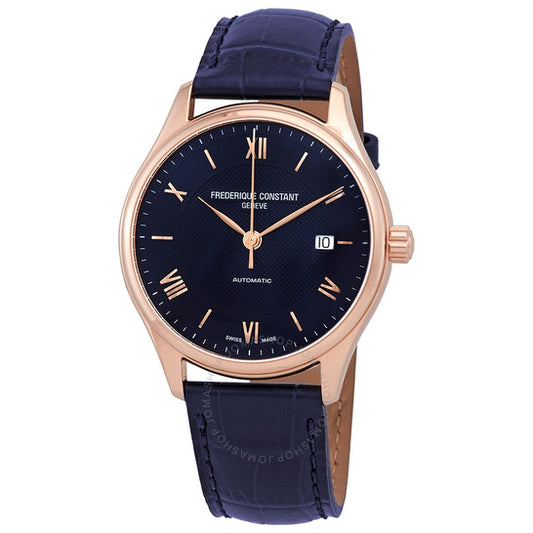 Frederique Constant, Classics Index Automatic Blue Dial Men's Watch