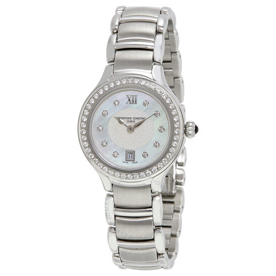 Frederique Constant, Classics Mother f Pearl Diamond Dial Ladies Watch