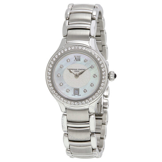 Frederique Constant, Classics Mother f Pearl Diamond Dial Ladies Watch