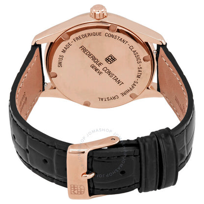 Frederique Constant, Classics Quartz Black Dial 36 mm Watch