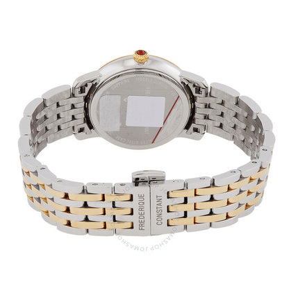 Frederique Constant, Classics Quartz Diamond Blue Dial Ladies Watch