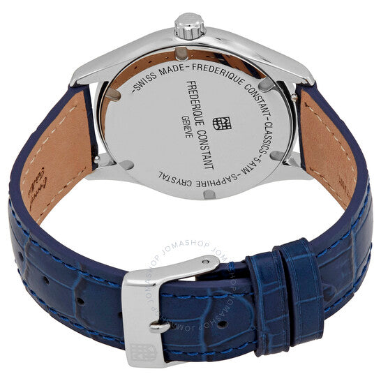 Frederique Constant, Classics Quartz Diamond Blue Dial Watch