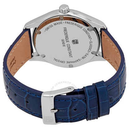 Frederique Constant, Classics Quartz Diamond Blue Dial Watch