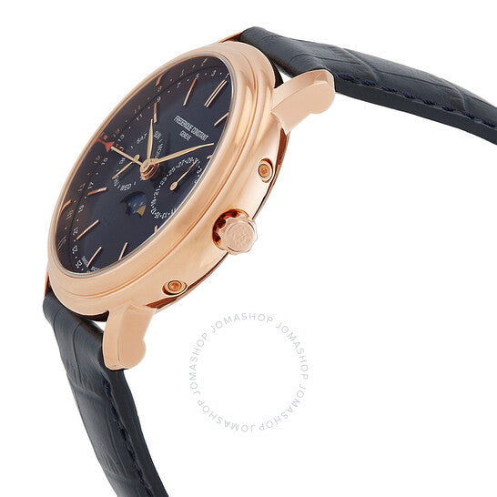 Frederique Constant, Classics Quartz Moon Phase Blue Dial Men's Watch