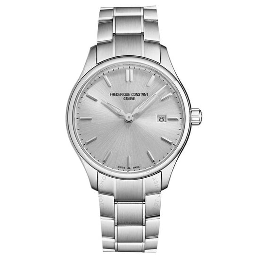Frederique Constant, Classics Quartz Silver Dial Men's Watch