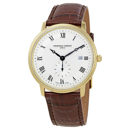 Frederique Constant, Classics Slim Line Silver Dial Men's Watch 245M5S5