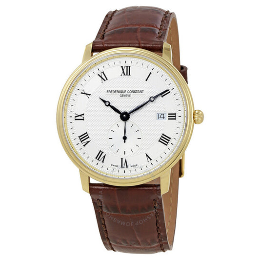 Frederique Constant, Classics Slim Line Silver Dial Men's Watch 245M5S5