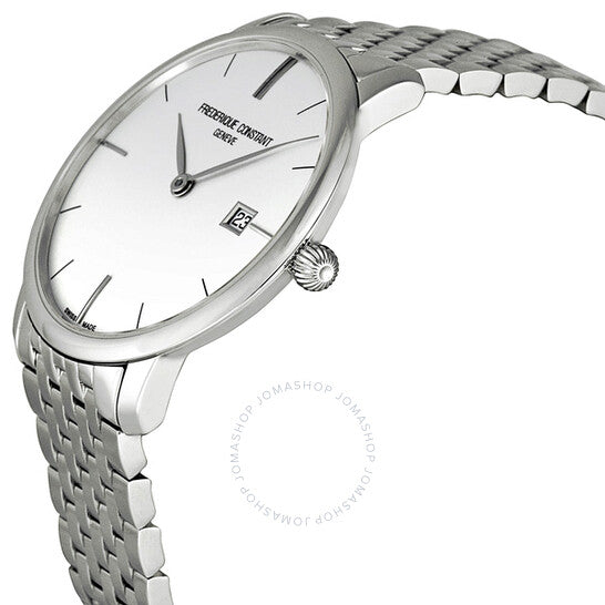 Frederique Constant, Automatic Curved Index Silver Dial Men's Watch